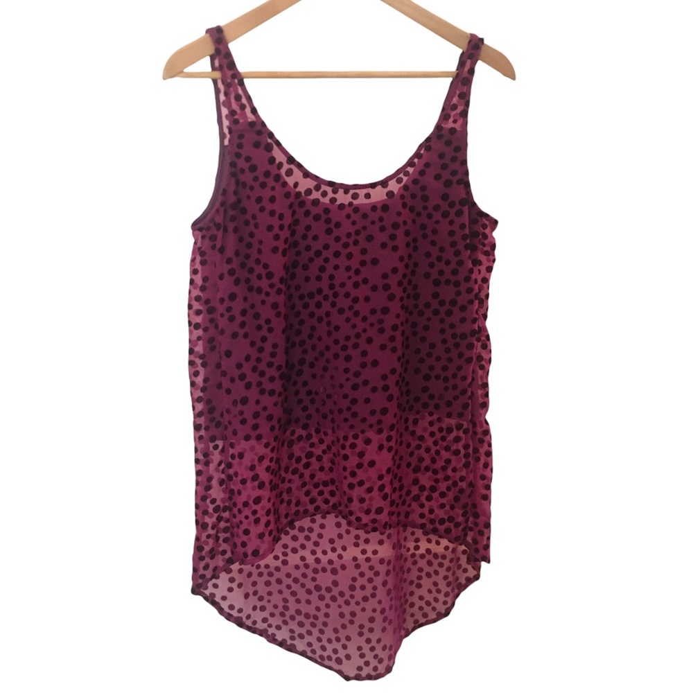 Velvet Polka Dot Tank